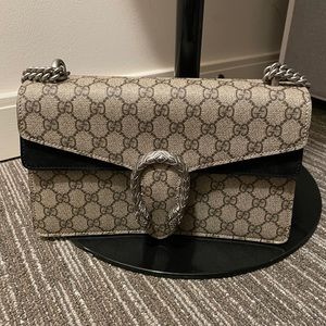 Gucci Dionysus - black suede - small